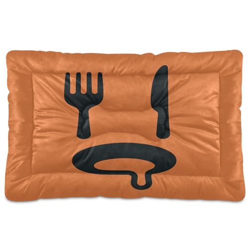 GuoChe Hungry Fork Look waschbare Hundehütte Pad rutschfest weich bequem für große Jumbo-Mittel- und kleine Hunde 91,4 x 61 cm GuoChe Hungry Fork Look waschbare Hundehütte Pad rutschfest weich bequem für große Jumbo-Mittel- und kleine Hunde 91,4 x 61 cm von GuoChe