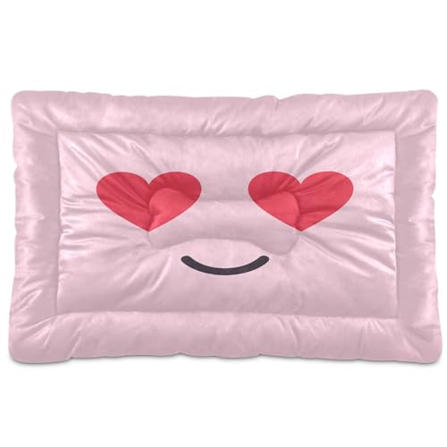 GuoChe Waschbare Haustierhütte mit Liebe-Struck-Optik, rutschfest, weich, bequem, für mittelgroße und große Hunde, 91,4 x 61 cm GuoChe Waschbare Haustierhütte mit Liebe-Struck-Optik, rutschfest, weich, bequem, für mittelgroße und große Hunde, 91,4 x 61 cm von GuoChe