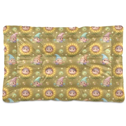 GuoChe Waschbare Haustiermatte für Babys, Zwergenmuster, rutschfest, weich, bequem, für mittelgroße und große Hunde, 91,4 x 61 cm von GuoChe