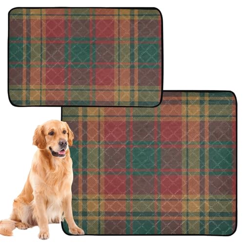 Haustiermatte für Hunde, schmutzige Füße, waschbar, rutschfest, für Strand, 50,8 x 61 cm, kariert, 3 Stück Haustiermatte für Hunde, schmutzige Füße, waschbar, rutschfest, für Strand, 50,8 x 61 cm, kariert, 3 Stück von GuoChe