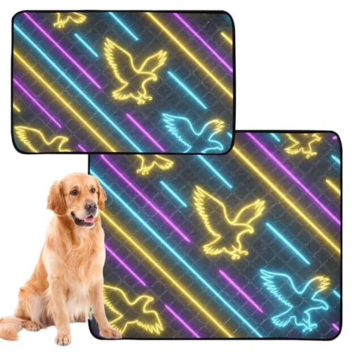 Hundedecke, waschbar, für Hunde, rutschfest, für Strand, 50,8 x 61 cm, Neonstreifen, 3 Stück Hundedecke, waschbar, für Hunde, rutschfest, für Strand, 50,8 x 61 cm, Neonstreifen, 3 Stück von GuoChe