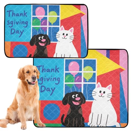 Hundematte für Hunde, schmutzige Füße, waschbar, rutschfest, 50,8 x 61 cm, 3 Stück von GuoChe