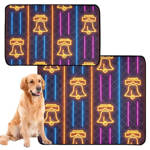 Hundematte für Hunde, waschbar, rutschfest, für Auto, 50,8 x 61 cm, Neonstreifen, 3 Stück Hundematte für Hunde, waschbar, rutschfest, für Auto, 50,8 x 61 cm, Neonstreifen, 3 Stück von GuoChe
