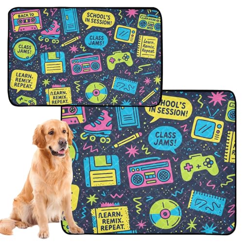 Hundematte für Katzen, rutschfeste Matte für Flugzeugkäfige, 61 x 91,4 cm + 91,4 x 106,7 cm, 90er Jahre, Musik_Unterhaltung, 2 Stück Hundematte für Katzen, rutschfeste Matte für Flugzeugkäfige, 61 x 91,4 cm + 91,4 x 106,7 cm, 90er Jahre, Musik_Unterhaltung, 2 Stück von GuoChe