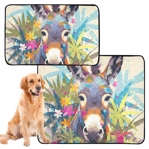 Hundematte für Katzen, waschbar, rutschfest, für Autositz, 61 x 91,4 cm + 91,4 x 106,7 cm, 2 Stück von GuoChe
