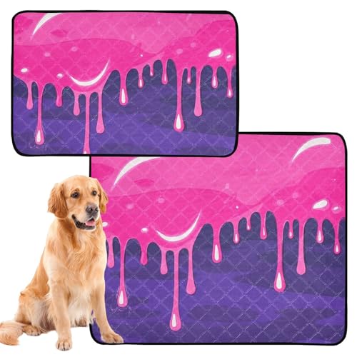 Hundematte für Katzen, waschbar, wasserdicht, rutschfest, 50,8 x 61 cm, modisch, Straßen-Graffiti-Malerei, Violett, 3 Stück Hundematte für Katzen, waschbar, wasserdicht, rutschfest, 50,8 x 61 cm, modisch, Straßen-Graffiti-Malerei, Violett, 3 Stück von GuoChe