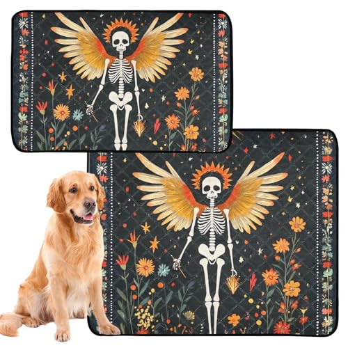 Hundematte für den Innenbereich, waschbar, rutschfest, für Auto und Flugzeug, 61 x 91,4 cm + 91,4 x 106,7 cm, mystisches Tarotkarten-Design, 2 Stück Hundematte für den Innenbereich, waschbar, rutschfest, für Auto und Flugzeug, 61 x 91,4 cm + 91,4 x 106,7 cm, mystisches Tarotkarten-Design, 2 Stück von GuoChe