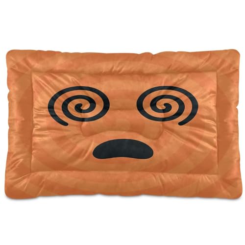 Hypnotisierte Hundebett-Matte, waschbar, weich, bequem, rutschfeste Unterseite, für mittelgroße und große Hunde, 91,4 x 61 cm von GuoChe