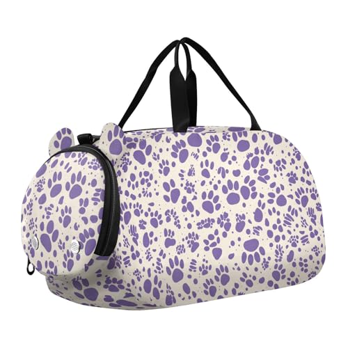 Umhängetasche mit Tigermotiv, mittelviolett, mit Schuhfach, bequem, kleine Handtaschen für Verabredungen Umhängetasche mit Tigermotiv, mittelviolett, mit Schuhfach, bequem, kleine Handtaschen für Verabredungen von GuoChe