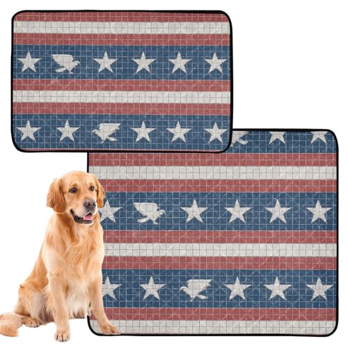 Wasserabsorbierende Matte für Hundenapf, Katze, Urinierunterlagen für den Boden, rutschfest, für den Außenbereich, 61 x 91,4 cm + 91,4 x 106,7 cm, 2 Stück Wasserabsorbierende Matte für Hundenapf, Katze, Urinierunterlagen für den Boden, rutschfest, für den Außenbereich, 61 x 91,4 cm + 91,4 x 106,7 cm, 2 Stück von GuoChe