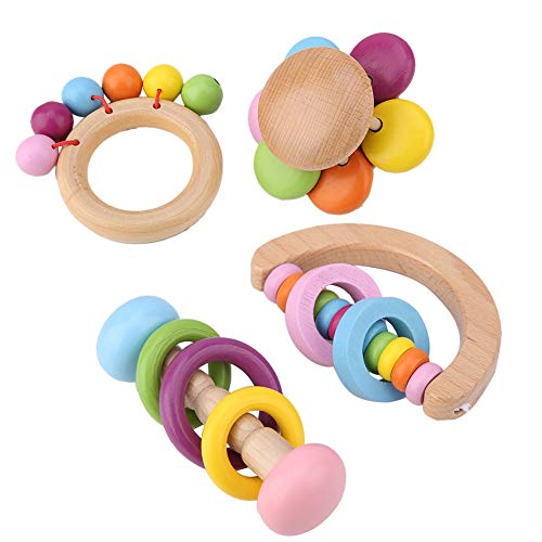 Guoenir Sicherheitspapagei Spielzeug, buntes langlebiges Holzspielzeug, für Vogelpapagei von Asixxsix