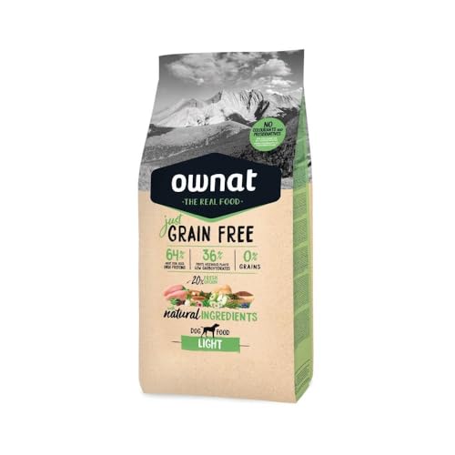 OWNAT Grain Free Just Light Hundefutter 14 kg von Ownat