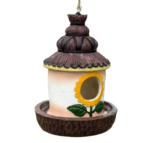 Gupcaqosjw Aufhängbare Vogelhäuser Für Draußen - Vogelnest | Dekoratives Futterhaus Für Garten Und Terrasse Mit Attraktivem Gartenschmuck von Gupcaqosjw