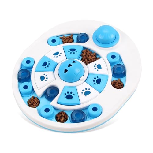 Gupcaqosjw Haustier-Puzzle-Futterteller, Hunde-Puzzle-Futterspender-Spielzeug,Interaktiver Futternapf für Hundetraining, langsames Fressen - Mental Food Dispenser Enrichment Gupcaqosjw Haustier-Puzzle-Futterteller, Hunde-Puzzle-Futterspender-Spielzeug,Interaktiver Futternapf für Hundetraining, langsames Fressen - Mental Food Dispenser Enrichment von Gupcaqosjw