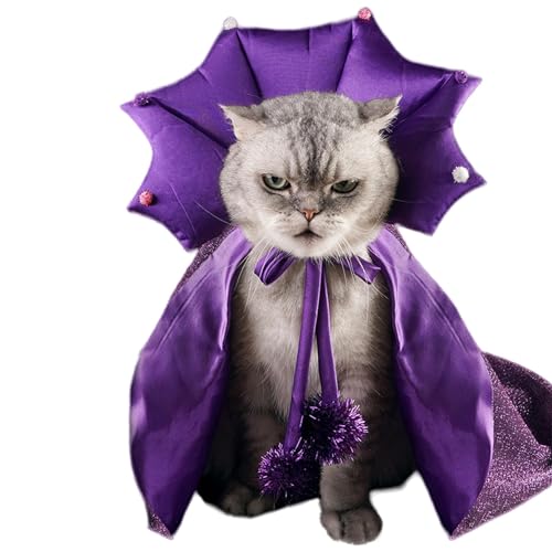 Gupcaqosjw Haustierkostüme für Hunde,Hunde-Halloween-Kostüm | Glitzer Halloween Hundekleidung Katzenhexenkostüm - Bequemes Katzen-Zauberer-Outfit, Hexenhundekostüm für kleine und mittelgroße Katzen Gupcaqosjw Haustierkostüme für Hunde,Hunde-Halloween-Kostüm | Glitzer Halloween Hundekleidung Katzenhexenkostüm - Bequemes Katzen-Zauberer-Outfit, Hexenhundekostüm für kleine und mittelgroße Katzen von Gupcaqosjw