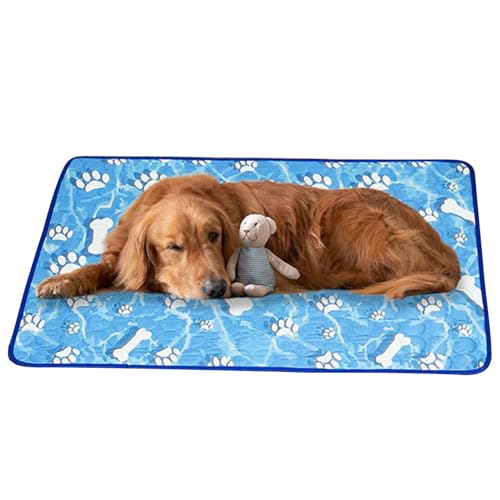 Gupcaqosjw Hundekühlbett | Atmungsaktive Kühlmatten Für Haustiere - Tragbare Hitzeschutz-Accessoires für Camping, Reisen & Katzenbedarf im Freien von Gupcaqosjw