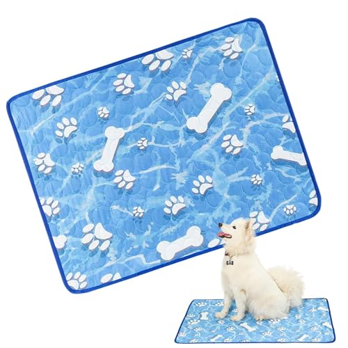 Gupcaqosjw Hundekühlmatte - Atmungsaktive Kühlmatten Für Haustiere,Tragbare Hitzeschutz-Accessoires für Camping, Reisen & Katzenbedarf im Freien von Gupcaqosjw