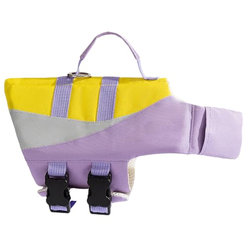 Gupcaqosjw Hundeschwimmweste | Sicherheits-Schwimmweste Mit Lebensschutz Für Schwimmende Hunde | Einstellbare Schwimmweste Wasserdicht Mit Auftrieb Für Pool, Outdoor & Bootssport Bei Welpen Und von Gupcaqosjw