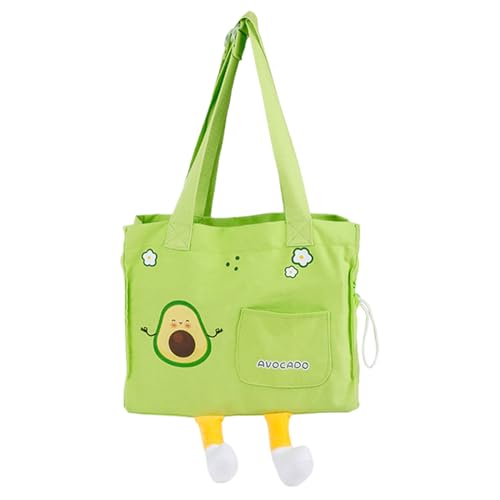 Gupcaqosjw Katzentrage - Niedliche Avocado Weichseitige Hundetransporttasche,Haustiertransport Rucksack für Reisen Auto Flughafen Tierarzt Taxi von Gupcaqosjw