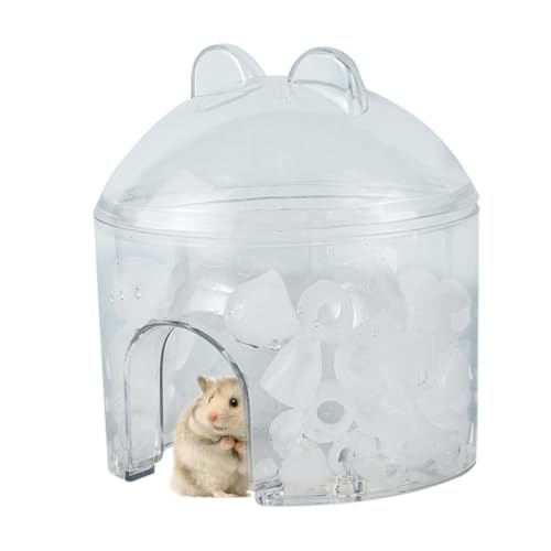 Gupcaqosjw Kühles kleines Tierhaus, Hamsterkühlungsnest,Kleines Tierkühlungsnest für heiße Tage | Ausgehöhltes kleines Haustiernest für Hamster, Igel, Chinchillas Gupcaqosjw Kühles kleines Tierhaus, Hamsterkühlungsnest,Kleines Tierkühlungsnest für heiße Tage | Ausgehöhltes kleines Haustiernest für Hamster, Igel, Chinchillas von Gupcaqosjw
