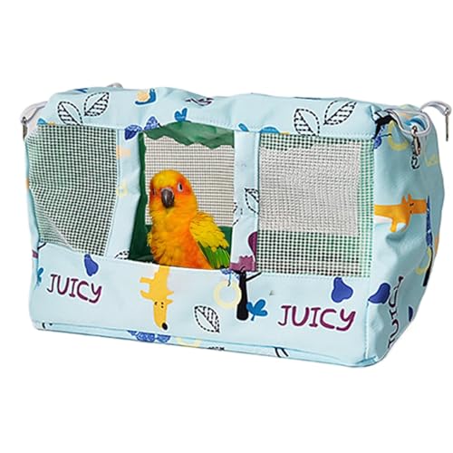 Gupcaqosjw Papageienhaus, Vogelbett für Käfig | Atmungsaktives Papageikuschel Cave House mit kühlem Pad | Wasserdichtes Stofftierzelt für Cockatiel Conure Lovebird von Gupcaqosjw