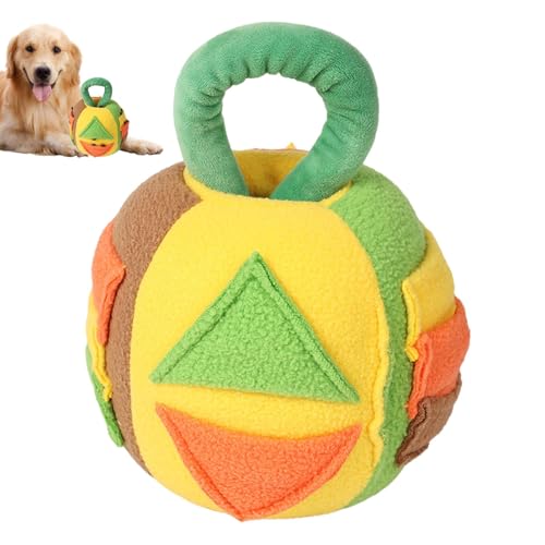 Gupcaqosjw Quietschende Hundebälle, Quietschendes Plüschballspielzeug für Hunde - Niedlicher Puzzle-Gehirntrainingsball,Süßes Hunde-Puzzlespielzeug für das Gehirntraining, Leckerli-Spender, weiche Gupcaqosjw Quietschende Hundebälle, Quietschendes Plüschballspielzeug für Hunde - Niedlicher Puzzle-Gehirntrainingsball,Süßes Hunde-Puzzlespielzeug für das Gehirntraining, Leckerli-Spender, weiche von Gupcaqosjw
