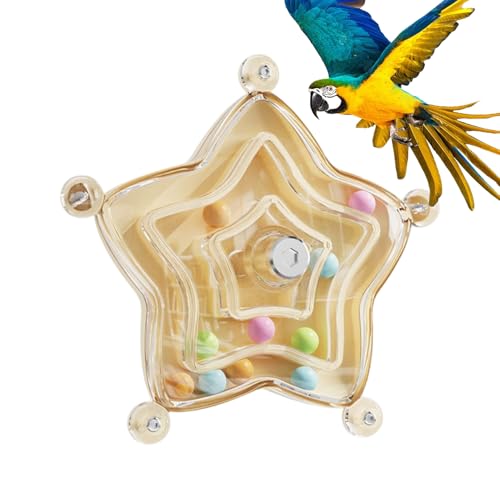 Gupcaqosjw Vogelrad rotierendes Spielzeug, Vogelspinner Spielzeug | Drehrad -Drehspielzeug für | Multifunktionales Haustier -Übungszubehör für MaassSparrow Wellensittiche Conures Cockatiels von Gupcaqosjw