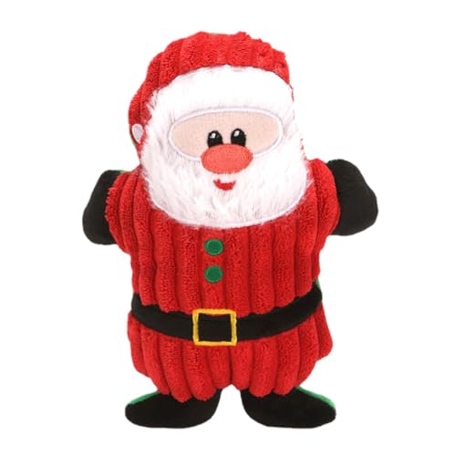 Gupcaqosjw Weihnachts Hundespielzeug | Hund Santa Spielzeug - Niedliches Kau Spielpuppe Für Kleine Mittelgroße Rassen Senior Haustier Outdoor Park Schlafzimmer Wohnzimmer Für Zuhause von Gupcaqosjw