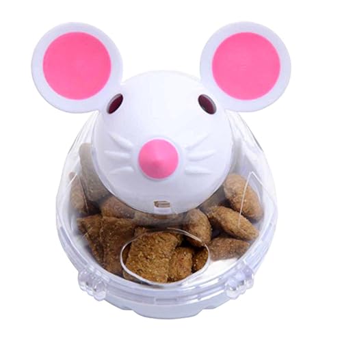 Katzenspielzeug Leckerli Spender, 5x7 Cm Mausform Leckerli-Ball, Katzenfutter Futterstation Maus Taumelt Fehlender Futterball, Interaktiver Slow Feeder, Transparent Snackball, Mäuse Futterspender Ball Katzenspielzeug Leckerli Spender, 5x7 Cm Mausform Leckerli-Ball, Katzenfutter Futterstation Maus Taumelt Fehlender Futterball, Interaktiver Slow Feeder, Transparent Snackball, Mäuse Futterspender Ball von Gupcaqosjw