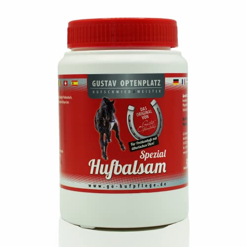 Gustav Optenplatz Hufbalsam Spezial farblos, Huffett für die tägliche Hufpflege mit pro Vitamin B5, Anti-Doping (500ml) von Gustav Optenplatz