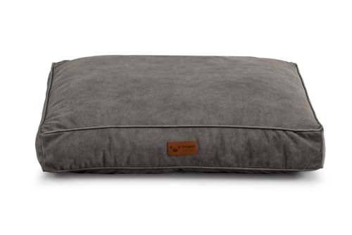 Gutekissen® Hundebett, Hundeliege, Hundekissen, Exklusiv Stoff, Langlebige Materialien und hohe Qualität Hight Cloud (M-80x70, Braun) von Gutekissen