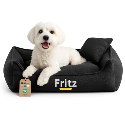 Gutekissen® Hundebett Bear – Weiches Kuschelbett für Jede Hunderasse – Waschbar – Von XS bis XXXL – Farb- & Größenwahl – Optional mit Namensstickerei von Gutekissen