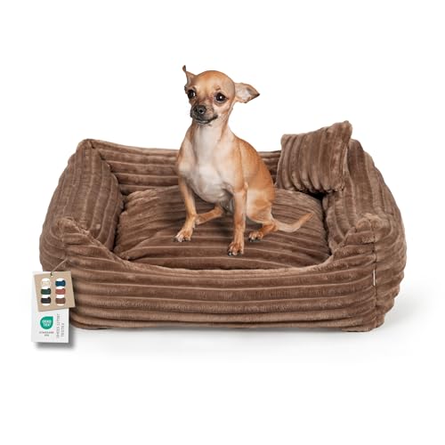 Gutekissen Hundebett Dream – Flauschiges Hundekissen für kleine & große Hunde – Waschbares Haustierbett mit Rutschfester Unterseite – XS bis XXXL – Farbe & Größe wählbar von Gutekissen
