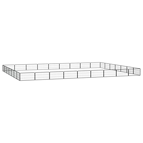 GuyAna 32-TLG. Hundelaufstall Schwarz 100x50cm Stahl Pulverbeschichtet Kleintiergehege Hundelaufstall FüR Wohnung GuyAna 32-TLG. Hundelaufstall Schwarz 100x50cm Stahl Pulverbeschichtet Kleintiergehege Hundelaufstall FüR Wohnung von GuyAna