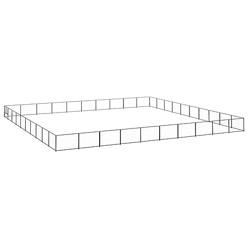 GuyAna Hundezwinger Schwarz 100 m² Stahl Laufgehege FüR Hunde Mobiler Hundezaun GuyAna Hundezwinger Schwarz 100 m² Stahl Laufgehege FüR Hunde Mobiler Hundezaun von GuyAna