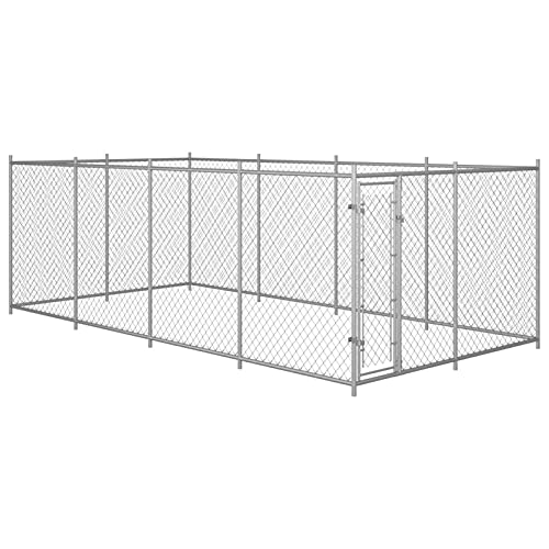 GuyAna Outdoor-Hundezwinger 8x4x2 m Zwinger Winter Hundezwinger Mit Dach Outdoor von GuyAna