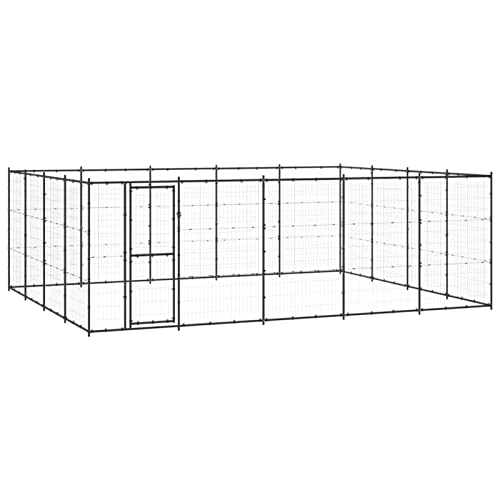 GuyAna Outdoor-Hundezwinger Stahl 24,2 m² Fxw Puppies Home Welpengitter Wohnung Tiergeheges von GuyAna