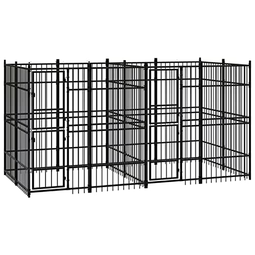 GuyAna Outdoor-Hundezwinger Stahl 7,37 m² Chicken Run Gitterbox Hund HundezubehöR FüR Kleine Hunde GuyAna Outdoor-Hundezwinger Stahl 7,37 m² Chicken Run Gitterbox Hund HundezubehöR FüR Kleine Hunde von GuyAna