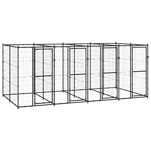 GuyAna Outdoor-Hundezwinger Stahl 9,68 m² Welpenauslauf Hunde Zaun HundehüTten Zwinger GuyAna Outdoor-Hundezwinger Stahl 9,68 m² Welpenauslauf Hunde Zaun HundehüTten Zwinger von GuyAna
