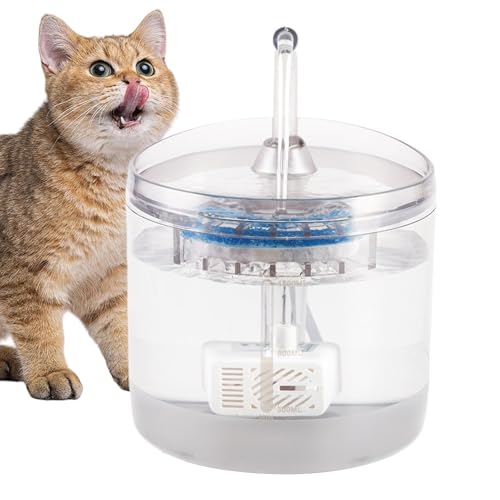 Automatic Water Bowl, 1.5L Indoor Drinking Fountain, Quiet Filtration Water Dish, Electric Cat Waterer for Garage, Garden and Balcony, Pet Hydration System, 5.91x5.91x5.51 inches Automatic Water Bowl, 1.5L Indoor Drinking Fountain, Quiet Filtration Water Dish, Electric Cat Waterer for Garage, Garden and Balcony, Pet Hydration System, 5.91x5.91x5.51 inches von Gvblkq