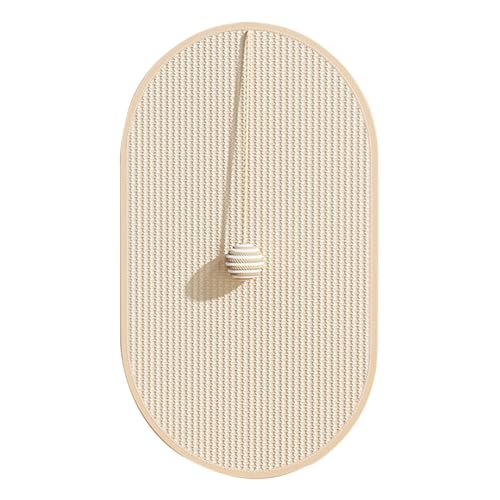 Cat Scratching Mat, Cat Scratch Pad, Sisal Material, Wall-Mounted, Wear-Resistant Kitten Toy for Protecting Carpets, Sofas, Floors, Space-Saving Pet Accessory for Indoor Use, 55x33x1cm Cat Scratching Mat, Cat Scratch Pad, Sisal Material, Wall-Mounted, Wear-Resistant Kitten Toy for Protecting Carpets, Sofas, Floors, Space-Saving Pet Accessory for Indoor Use, 55x33x1cm von Gvblkq