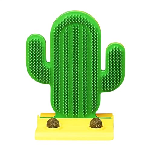 Catnip Scratch Pad, Cactus Shape Claw Grinding Pad, Interactive Indoor Supplies, Sturdy Claw Tool for Small and Medium Pets, Fun Scratching Accessory for Cats, (ABS) von Gvblkq