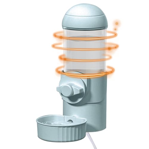 Dog Crate Water Bottle Dispenser, Auto Siphon Heated Bunny Water Dispenser 500ml, USB Pet Cage Suspending Pet Water Feeder Container for Cat and Dog, Pet Hydration Solution for Cage or Crate Use Dog Crate Water Bottle Dispenser, Auto Siphon Heated Bunny Water Dispenser 500ml, USB Pet Cage Suspending Pet Water Feeder Container for Cat and Dog, Pet Hydration Solution for Cage or Crate Use von Gvblkq