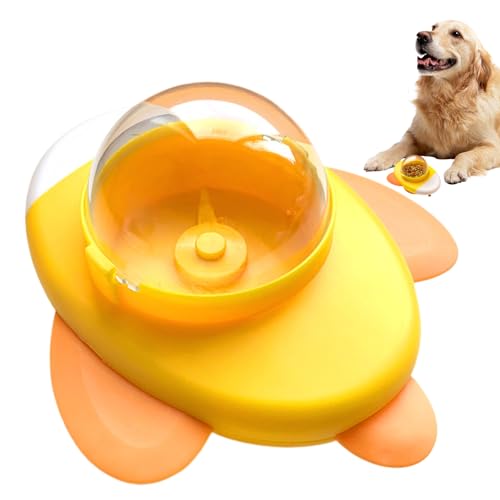Dog Feeder Toy, Cat Treat Puzzle, Rotating Food Dispenser, Slow Feed Design, Aircraft Shape Toy, Interactive Mechanism, Training Tool, Snack Holder, Perfect for Home, Travel, Floor, 16x13.5x10cm Dog Feeder Toy, Cat Treat Puzzle, Rotating Food Dispenser, Slow Feed Design, Aircraft Shape Toy, Interactive Mechanism, Training Tool, Snack Holder, Perfect for Home, Travel, Floor, 16x13.5x10cm von Gvblkq