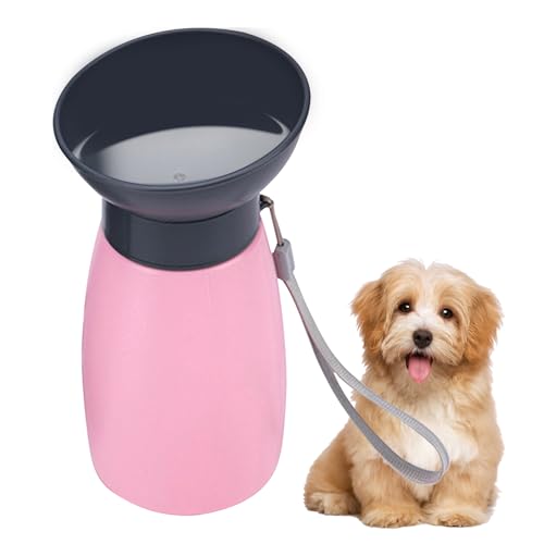 Dog Water Bottle, 600ml Leak Proof Pet Drinking Dispenser, Portable Water Container for Walking Hiking Road Trip Outdoor Camping Running Or Car Travel, Secure Design, 4.09 X 7.87 In von Gvblkq
