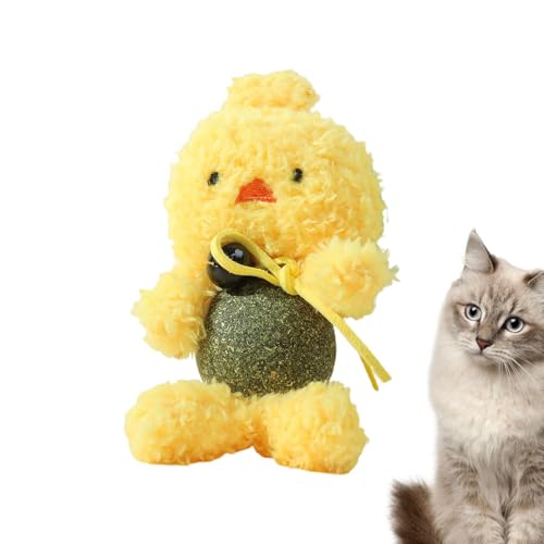 Gvblkq Cat Catnip Toys with Bell, Interactive Plush Catnip Ball Toy, Indoor Kitten Exercise Toy, Physical Stimulation Toy for Cats, Catnip Toys for All Breeds, Plush Animal Catnip Ball Toy, Bel Gvblkq Cat Catnip Toys with Bell, Interactive Plush Catnip Ball Toy, Indoor Kitten Exercise Toy, Physical Stimulation Toy for Cats, Catnip Toys for All Breeds, Plush Animal Catnip Ball Toy, Bel von Gvblkq