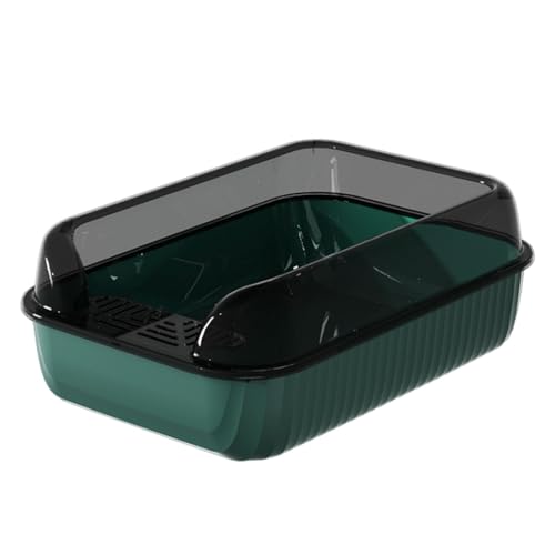 Gvblkq Cat Litter Box, Open Top Toilet, Indoor Cat Toilet, Pet Supplies Litter, High Sided Litter, Litters Box Tray, Scatter Shield Litters, High Sided Cat Poop Box for Indoor Cats or Rabbits Gvblkq Cat Litter Box, Open Top Toilet, Indoor Cat Toilet, Pet Supplies Litter, High Sided Litter, Litters Box Tray, Scatter Shield Litters, High Sided Cat Poop Box for Indoor Cats or Rabbits von Gvblkq