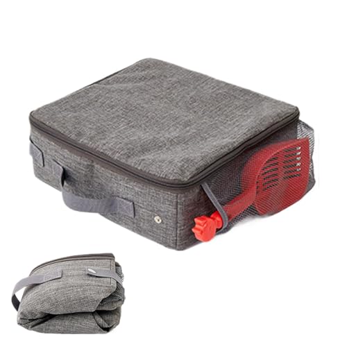 Gvblkq Cat Travel Litter Box, Portable Litter Box with Lid, Foldable Cat Box, Water Resistant Litter, No Leakage Litters Boxes with Scoop, Travel Cat Litters, Zipped Lid for Cats Gvblkq Cat Travel Litter Box, Portable Litter Box with Lid, Foldable Cat Box, Water Resistant Litter, No Leakage Litters Boxes with Scoop, Travel Cat Litters, Zipped Lid for Cats von Gvblkq
