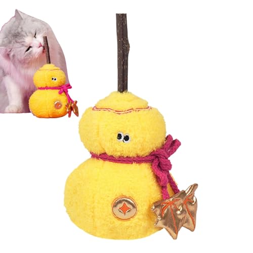 Gvblkq Catnip Toys for Indoor Cats, Gourd-Shaped Scratching Toy, Catnip Stuffed Doll, Oral Cleaning and Sharpening Plush, Ideal for Indoor Kittens, 3.94x3.94x7.87 inches Gvblkq Catnip Toys for Indoor Cats, Gourd-Shaped Scratching Toy, Catnip Stuffed Doll, Oral Cleaning and Sharpening Plush, Ideal for Indoor Kittens, 3.94x3.94x7.87 inches von Gvblkq