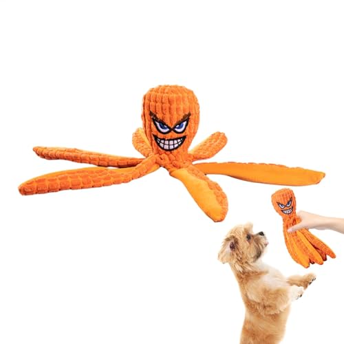 Gvblkq Comfortable Octopus Dog Toy, Squeaky Puppy Enrichment Toys Tug of War, Plush Interactive Bite-Resistant Dog Stuff for Small, Medium, and Large Breeds, 14.17x3.94 inches Gvblkq Comfortable Octopus Dog Toy, Squeaky Puppy Enrichment Toys Tug of War, Plush Interactive Bite-Resistant Dog Stuff for Small, Medium, and Large Breeds, 14.17x3.94 inches von Gvblkq